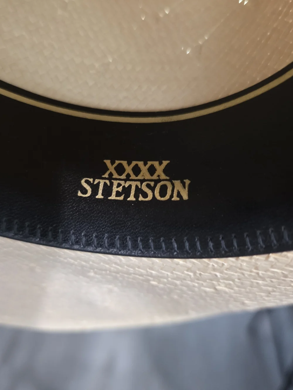 Stetson Natural Straw Western Hat with Braided Hatband